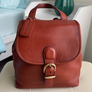 Coach Vintage Leather Mini Backpack